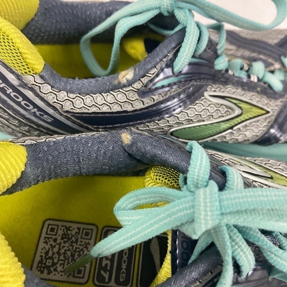 Brooks Ghost Womens Blue G7 Running Shoes Size 7.5 - Picture 3 of 12